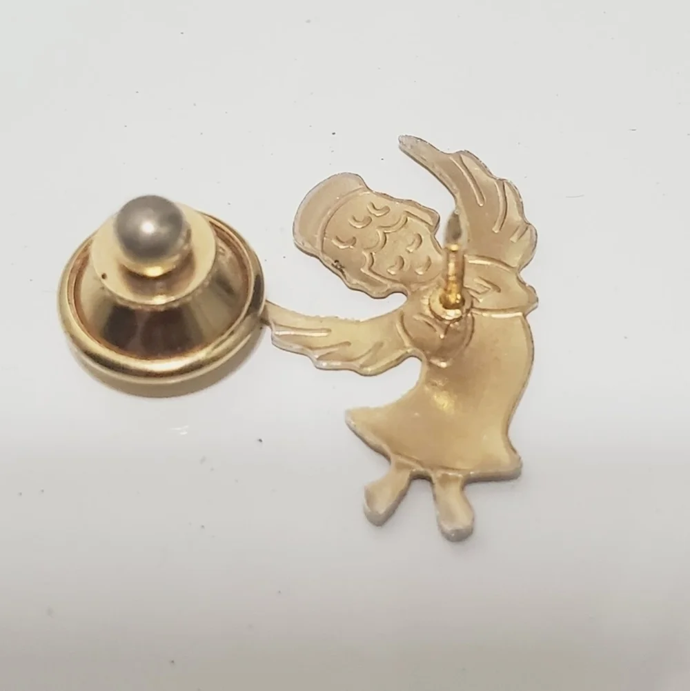 Silver Praying Angel Charm Vintage Angel Wings hand. 🌴